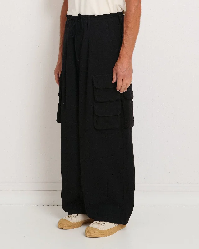 Online Shopping Boutiques Forager Pants - Black Slub