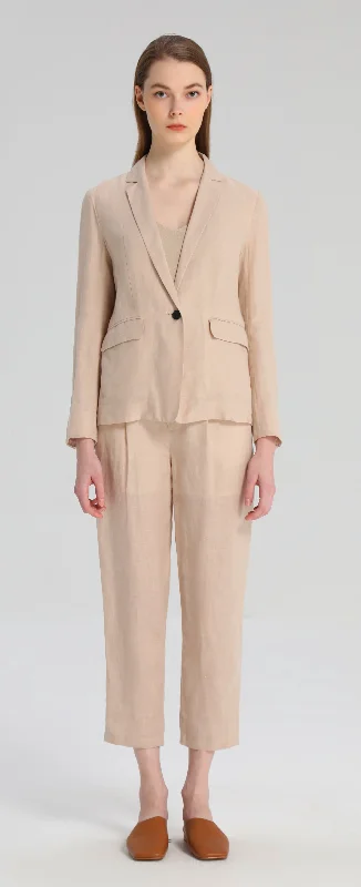 Affordable Women’s Clothing Online Nude Ramie Trousers