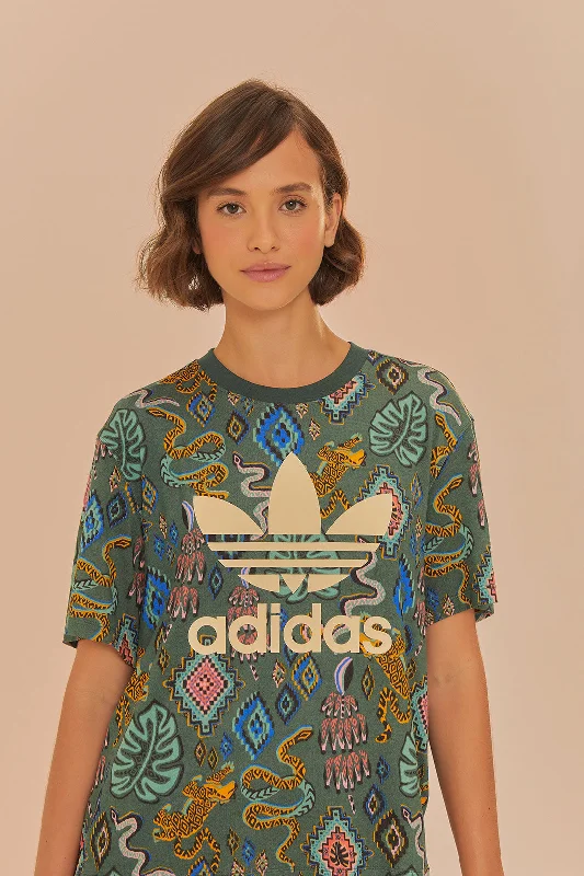 Online Impressions Boutique Green Adidas Farm Rio T-Shirt