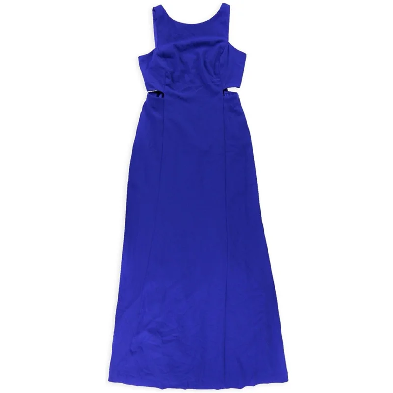 Business Casual Outfits Ralph Lauren Womens Cutout Crepe Maxi Dress