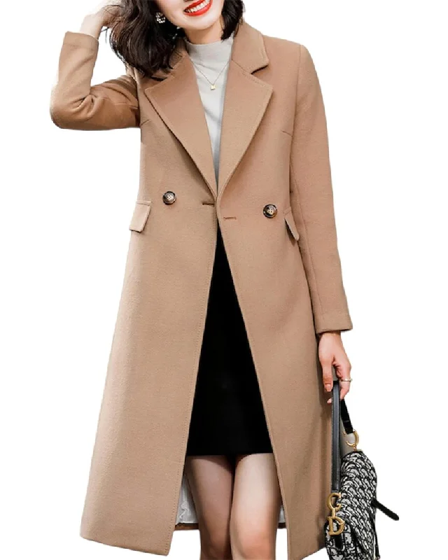 Casual Chic Clothing RVHSWDS Long Trench Jacket