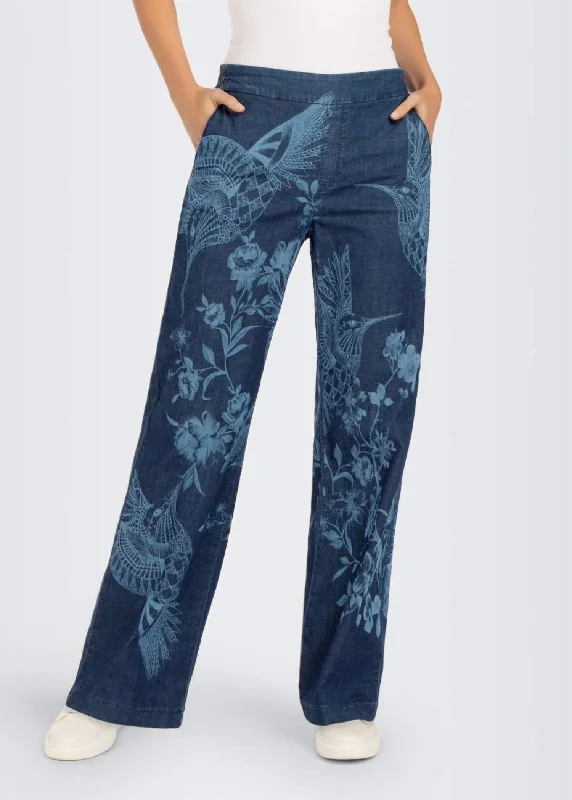 Flash Sale Event Chiara Print Jeans In Dark Blue