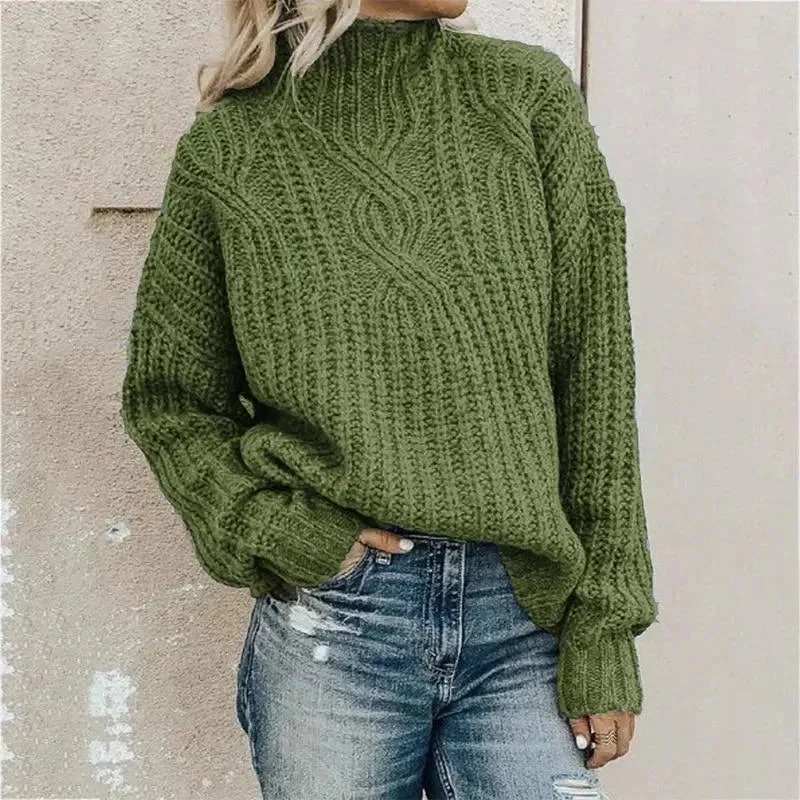 Clothing Sales Twist Turtleneck Women Sweaters
