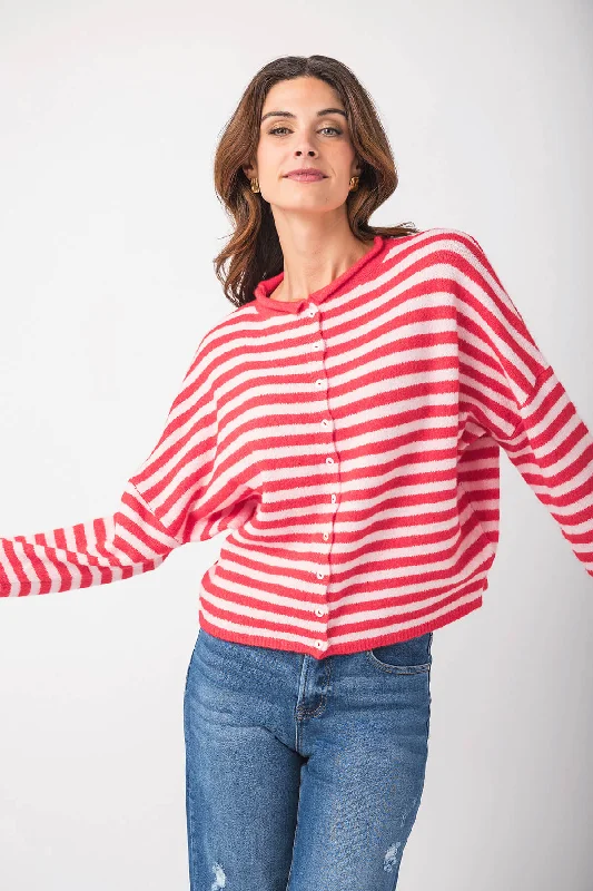 Chic Women’s Clothing Things Between Striped Piper Cardigan