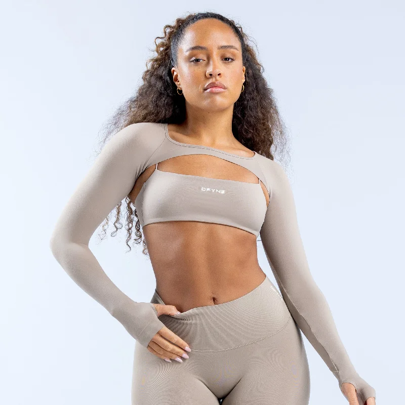 Elegant Styles Defy Long Sleeve Shrug