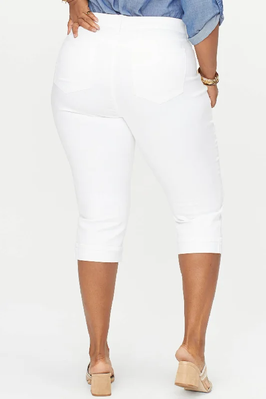 Clearance Sale Online Marilyn Straight Crop Jeans In Plus Size - Optic White