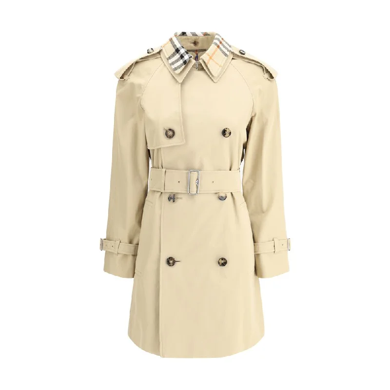 Relaxed Style Burberry Breasted Women's Trench