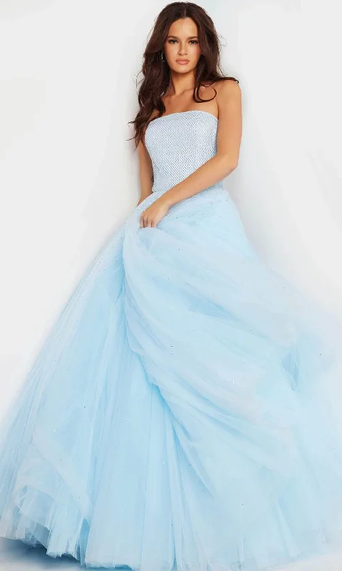 Big Sale Event Jovani 25991 - Strapless Beaded Tulle Ballgown