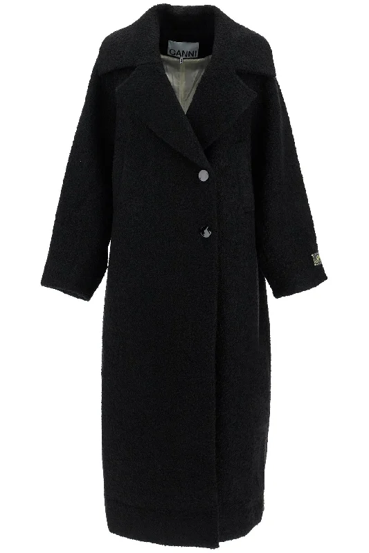 Best Seller Ganni Women's Long Bouclã Coat For