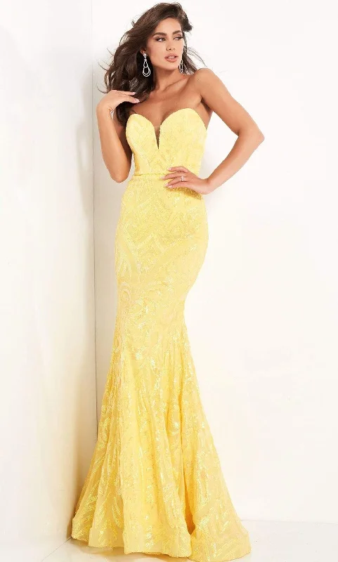 Clothes For Women Jovani  03445 - Strapless Sweetheart Sequin Gown