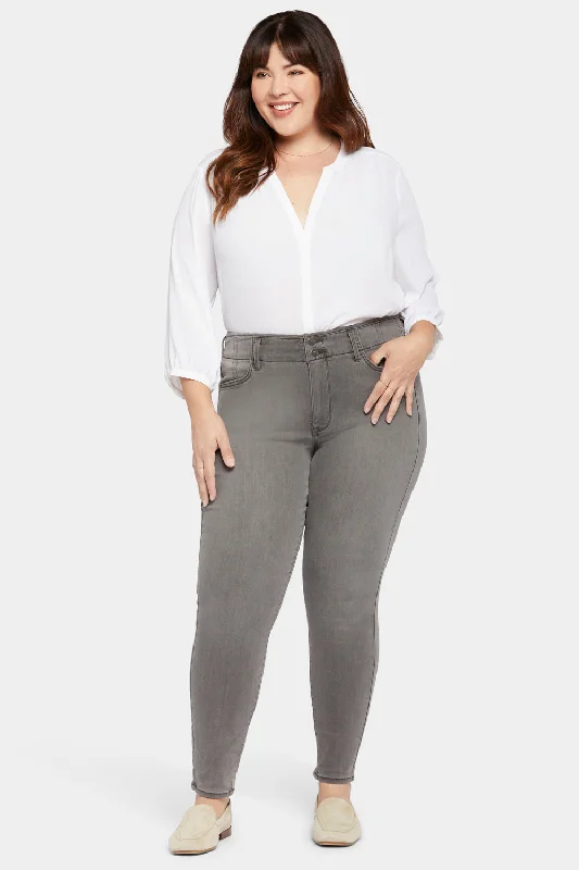 Bold Fashion Ami Skinny Jeans In Plus Size - Smokey Mountain