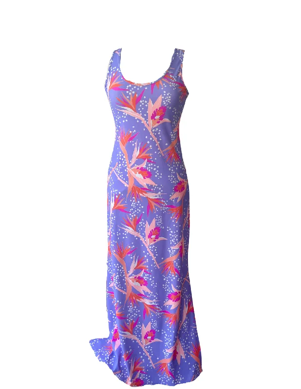 Casual Fashion Maui Maxi Dress Tropical Birds of Paradise