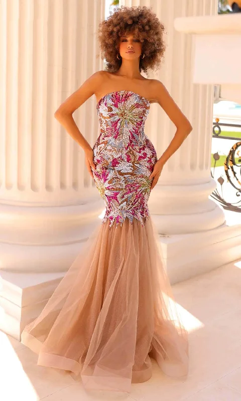 Fashion Forward Clarisse 811050 - Strapless Prom Gown