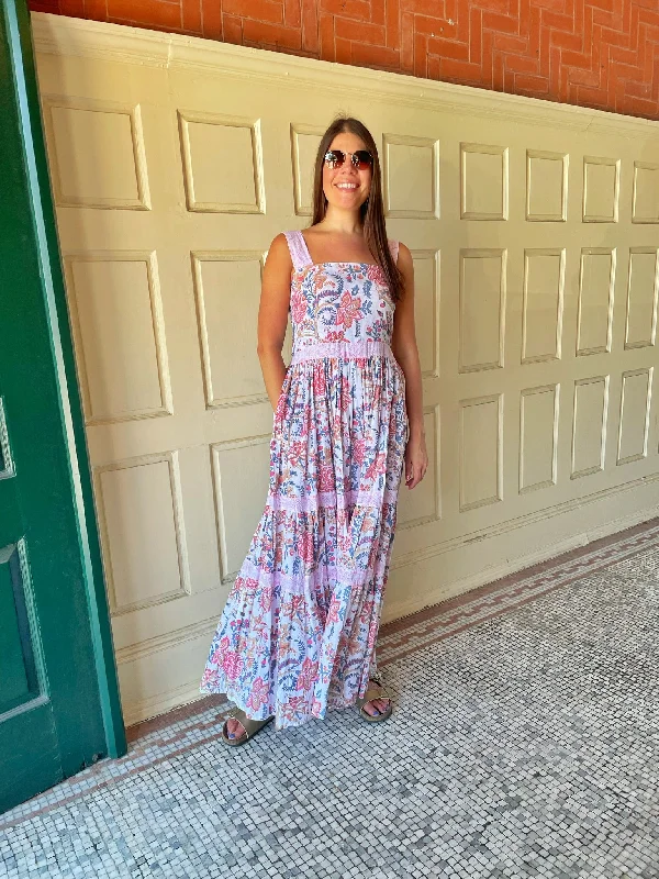 Modern Casual Clothing Notting Hill Maxi Dress Hibiscus Vine