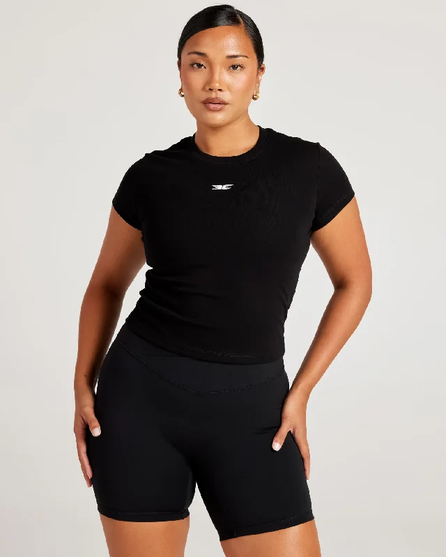 Exclusive Sale EE Baby Tee - Black