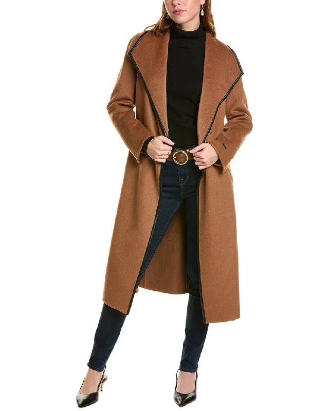 Fashionista Favorites Tahari Juliette Wool-Blend Wrap Coat