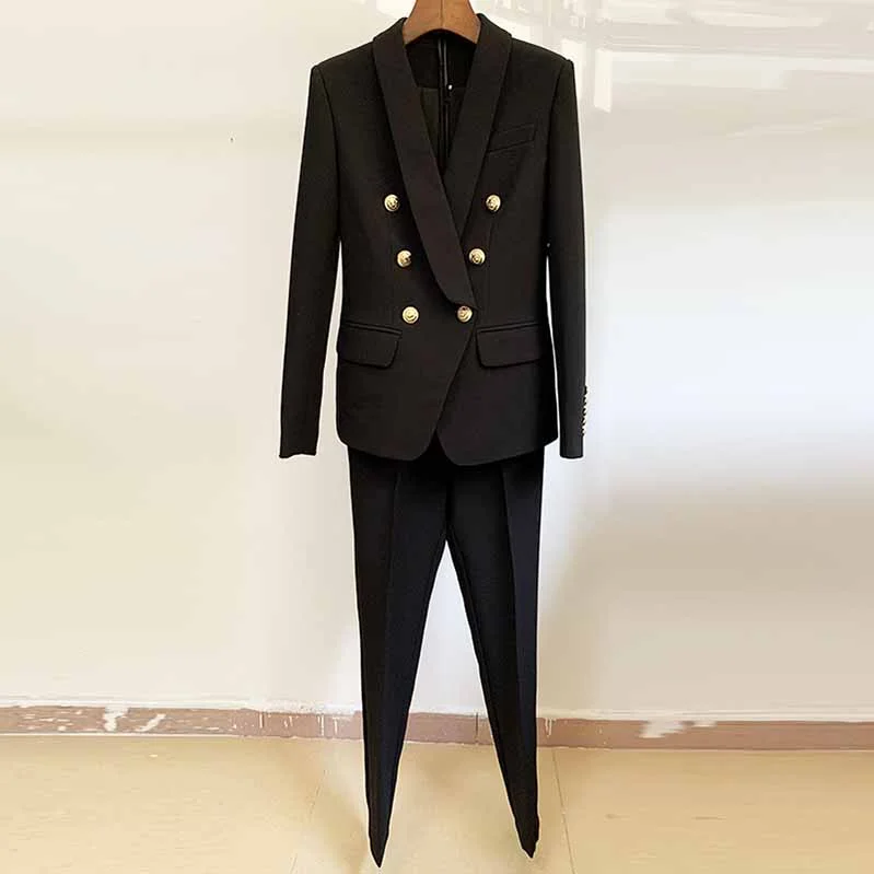 Clothes Woman Women's Pantsuit Blazer+Long Pants Wedding Pantsuit for women