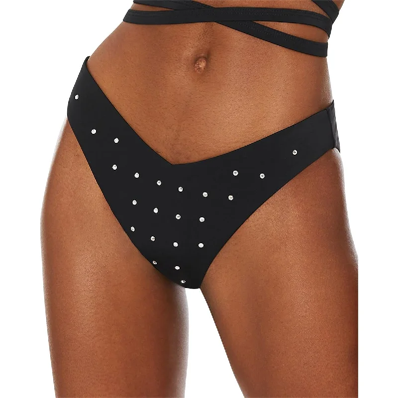 Save Big Vanessa Womens Embellished Hipster Swim Bottom Separates