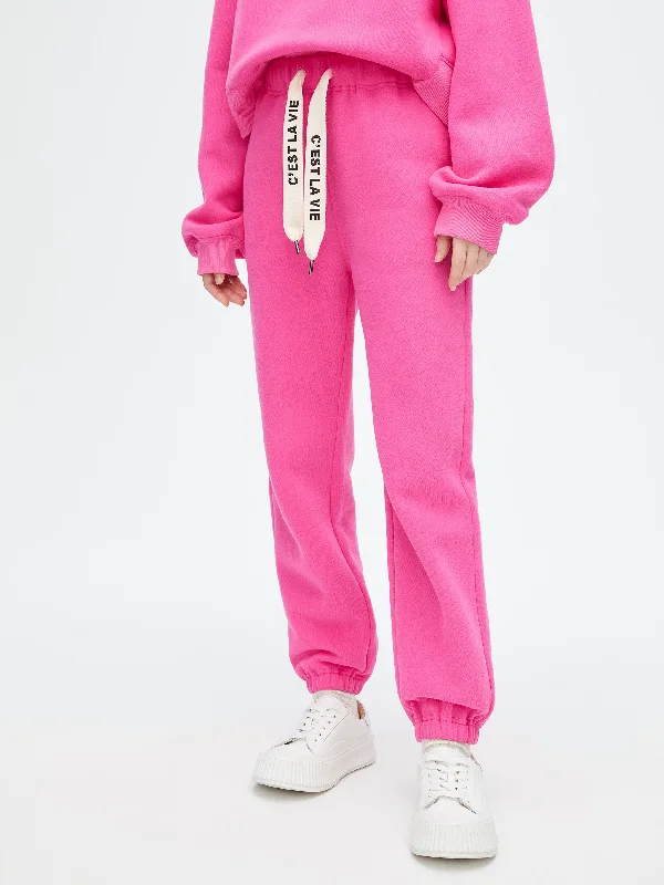 Clothing Online Rose Pink Set-Sweatpants