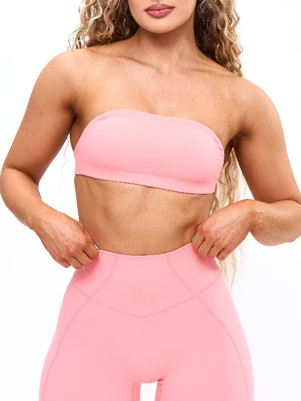 Women Clothes Adjustable Nubre Bandeau - Guava