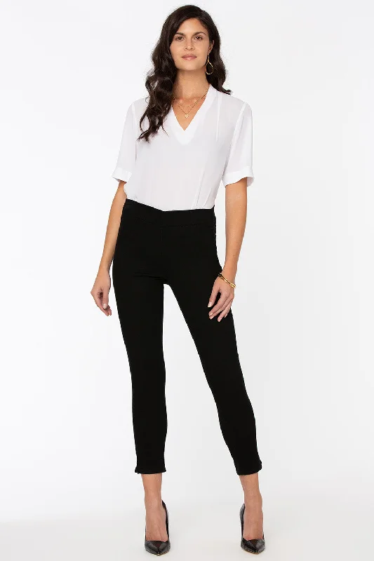 Outfits For Girls Skinny Ankle Pull-On Jeans In Petite - Black