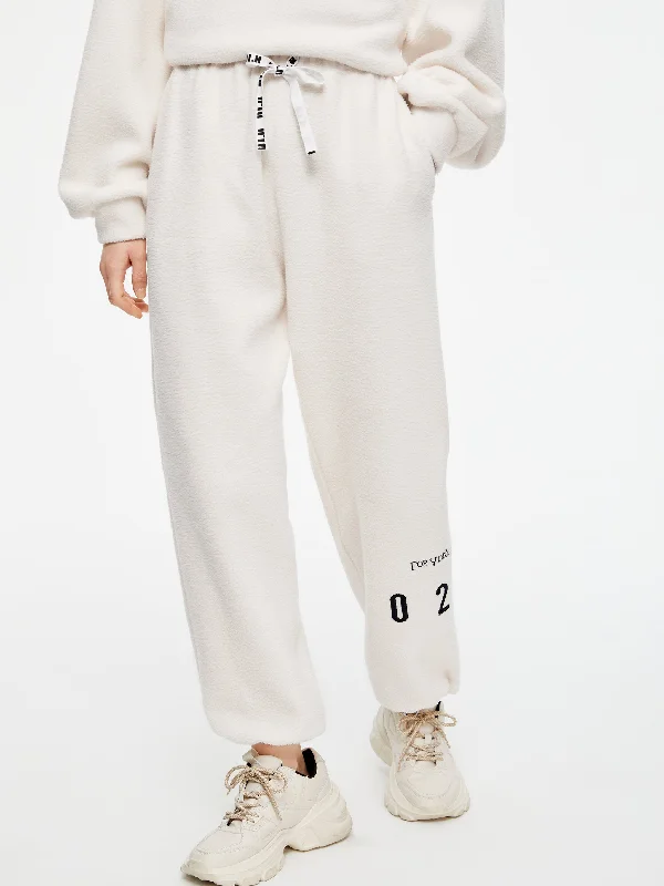 High Street Women’s Fashion for Trendy Shoppers LA Cream Corduroy Pants