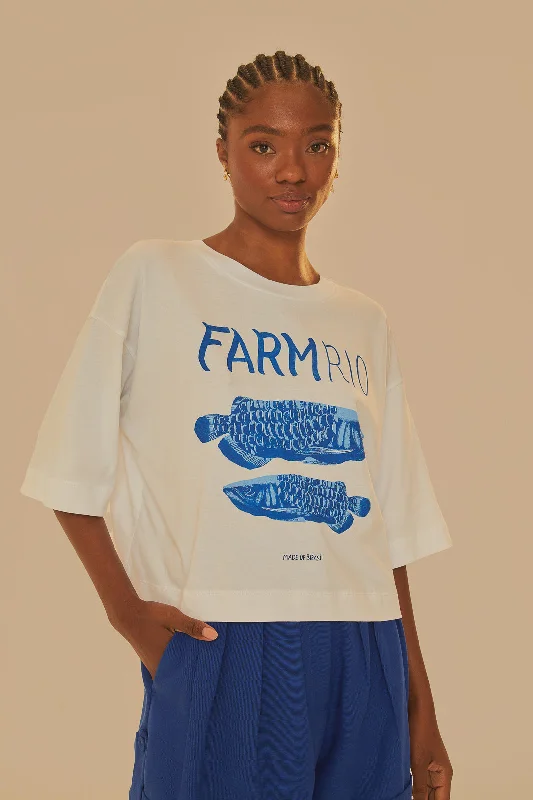 Flash Sale Online White Farm Rio Organic Cotton T-Shirt