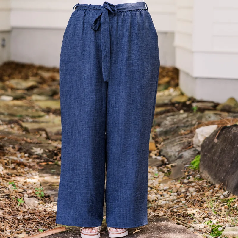 Women's Clothing Sale Sandy Shoreline Pants, Navy Blue
