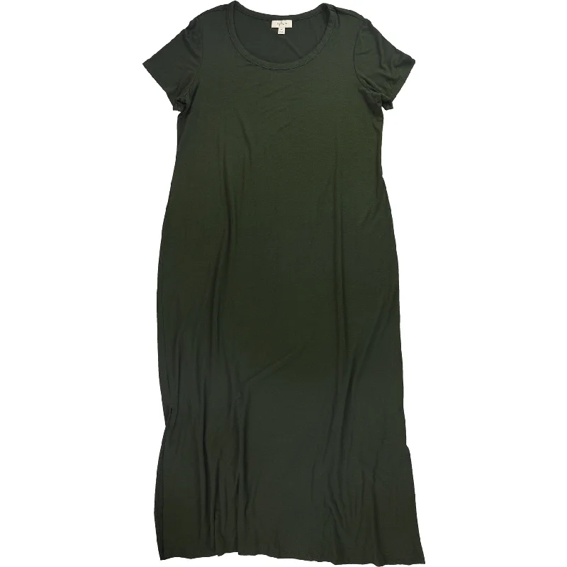 Women’s Outerwear for All Weather Conditions Style & Co. Womens Solid Maxi Dress, Green, 0X Women’s Outerwear for All Weather Conditions Style & Co. Womens Solid Maxi Dress, Green, 0X