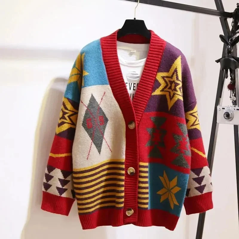 High-Quality Women’s Fashion Dresses Multi-Color Cardigan Sweater For Women