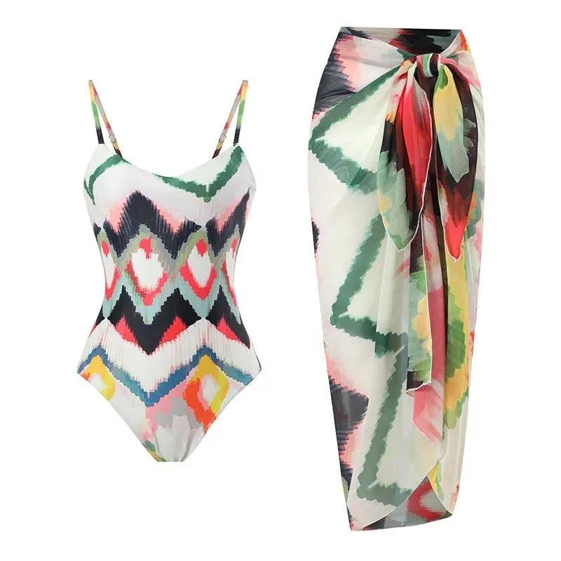 Best Sellers Mellisa swimsuit with Wrap skirt