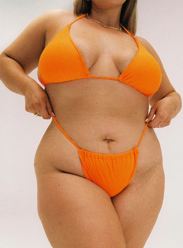 Season Offer Serene Bikini Bottom Orange Curve