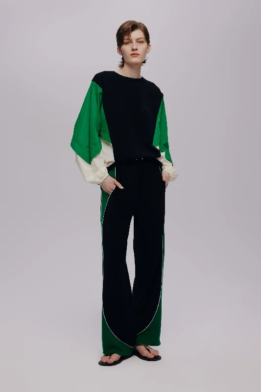 Women’s Evening Wear for Special Occasions Vintage Patchwork Sweatshirt Pants