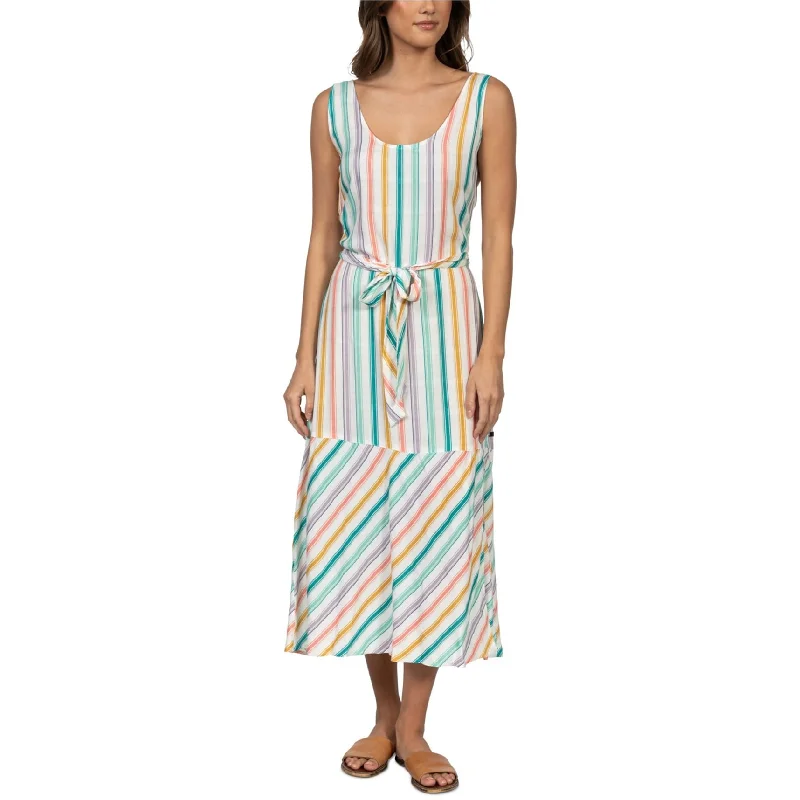 Easygoing Women’s Style Hurley Womens Monroe High Slit Blouson Maxi Dress