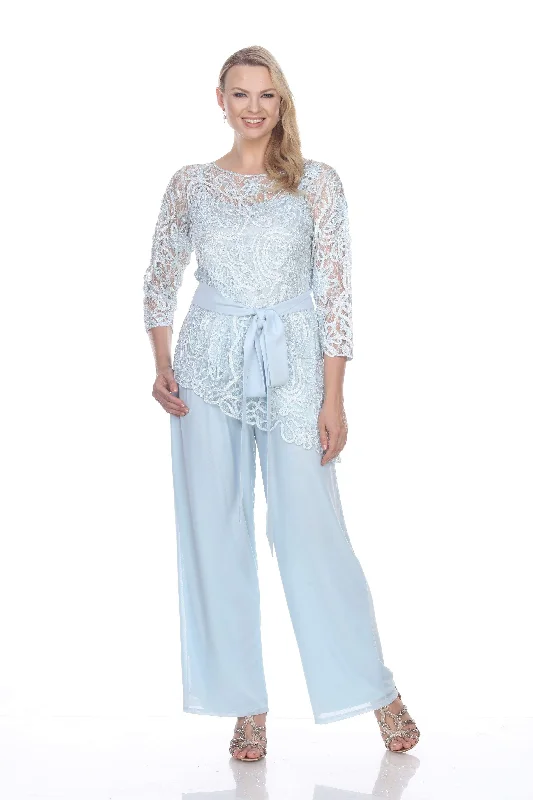Colorful Clothing Soulmates - 1604SC Embroidered Loose Jumpsuit