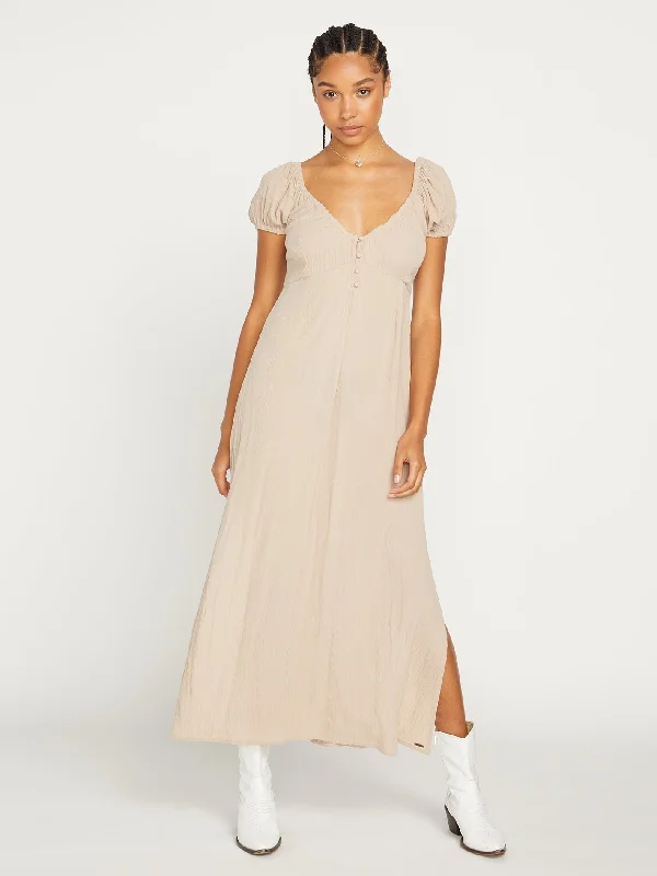 Clothes For Woman Moonblast Maxi Dress - Taupe