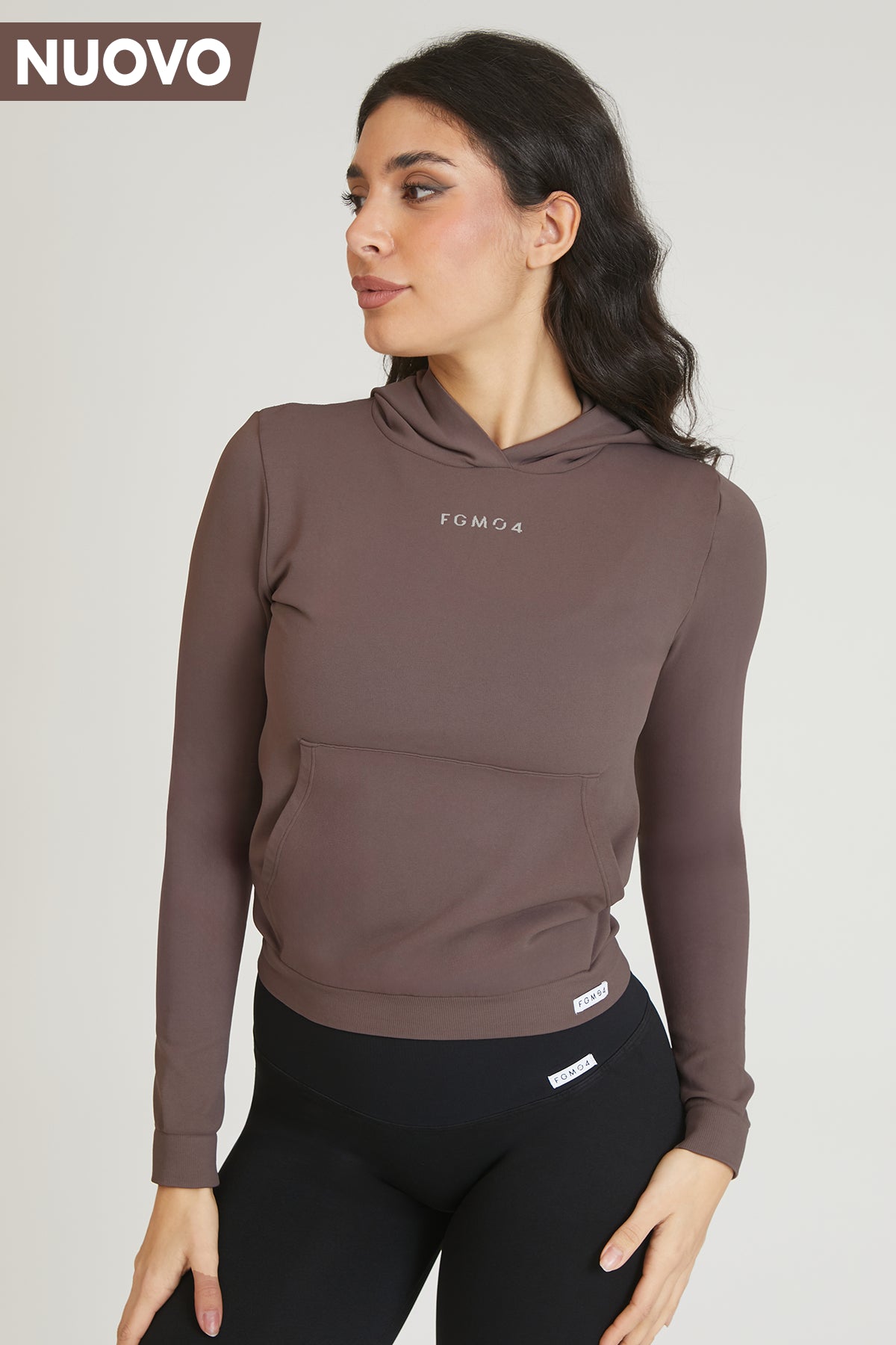 Clothes For Women Maglia Slim Con Cappuccio Potato