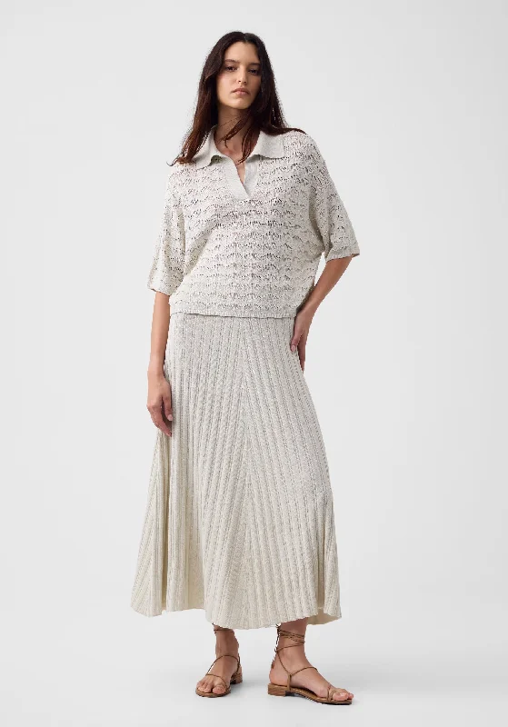 Women's Clothes Online Shopping Calista Knit Skirt_Silver