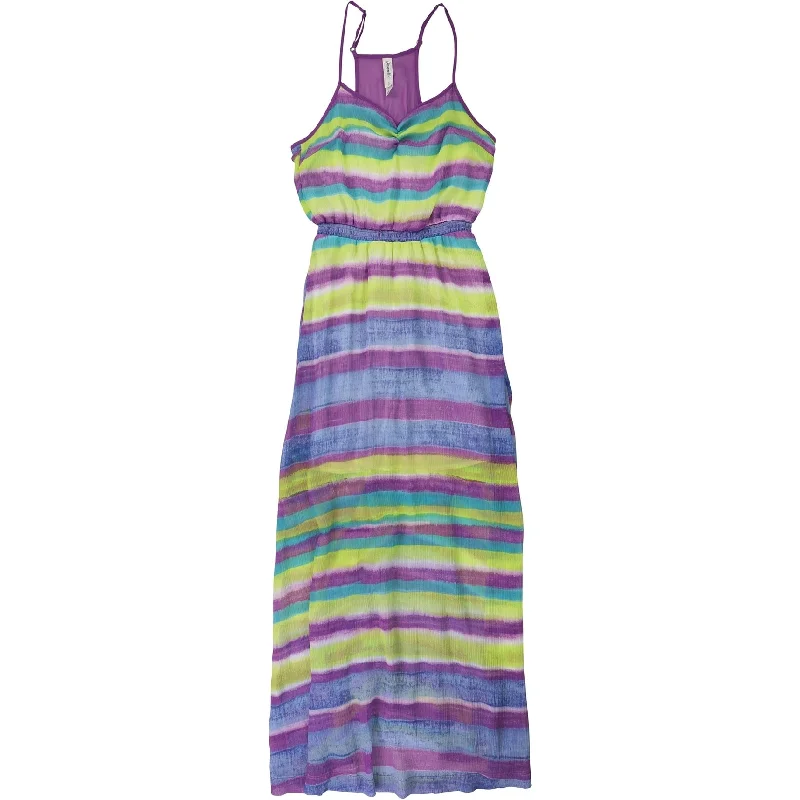 Women’s Casual and Dressy Outfits Aeropostale Womens Chiffon Maxi Dress, Multicoloured, Small Women’s Casual and Dressy Outfits Aeropostale Womens Chiffon Maxi Dress, Multicoloured, Small