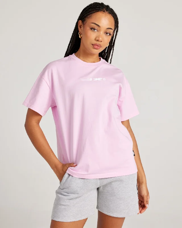 Bold Prints Casual Chic Pursuit Women's Tee - Pink