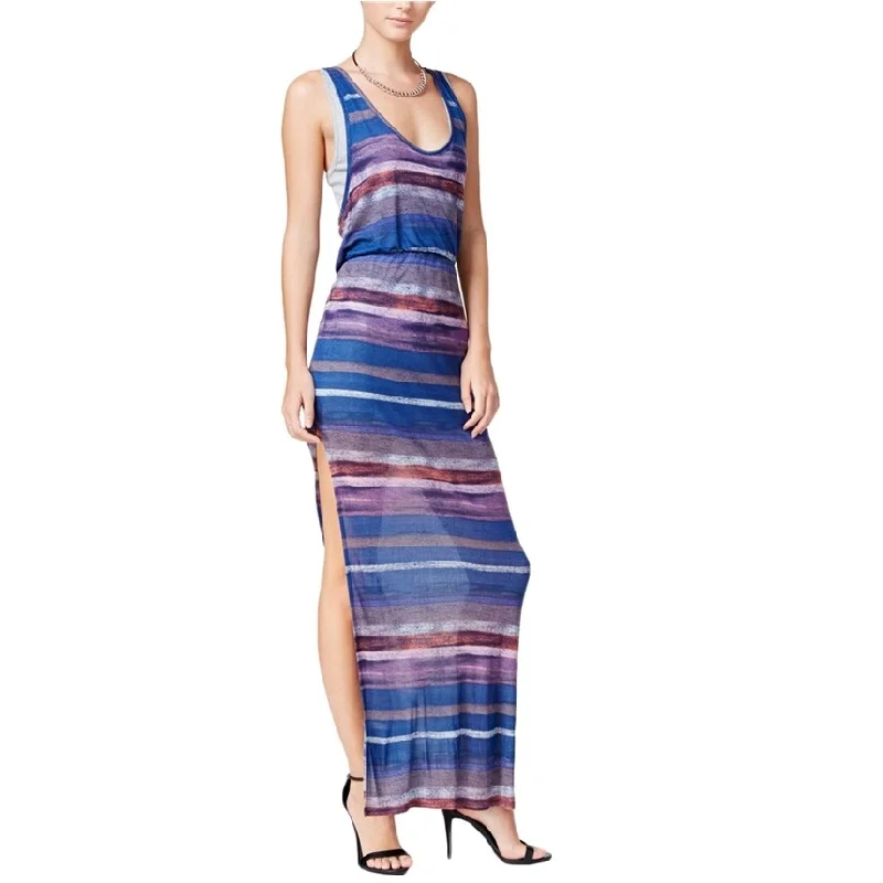 Clothing For Women Chelsea Sky Womens Layered Maxi Dress, Blue, X-Large