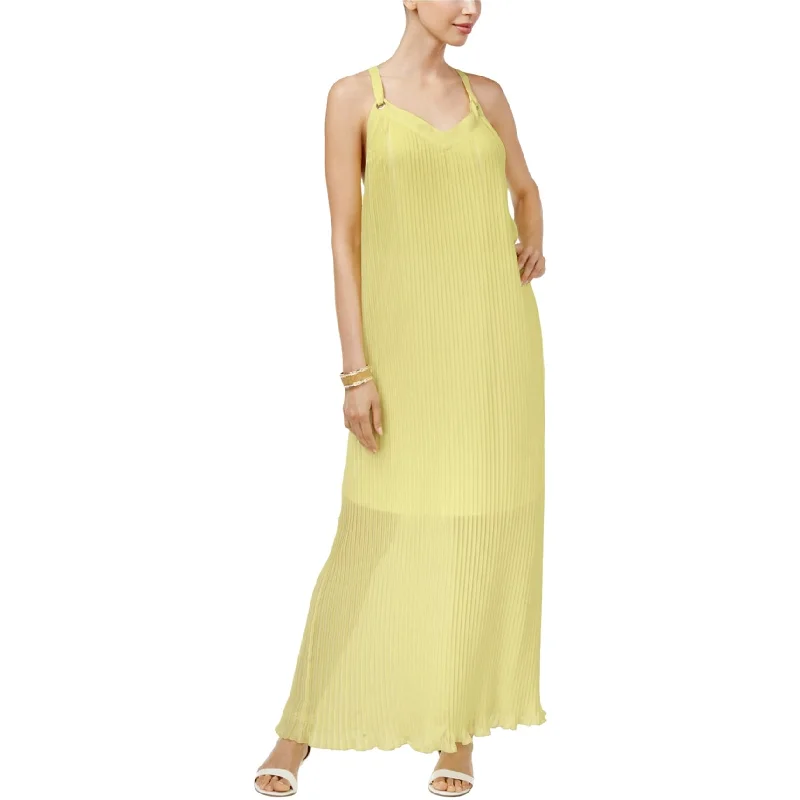 Casual Fashion Trends for Women Thalia Sodi Womens Pleated Maxi Dress, Yellow, XX-Large Casual Fashion Trends for Women Thalia Sodi Womens Pleated Maxi Dress, Yellow, XX-Large