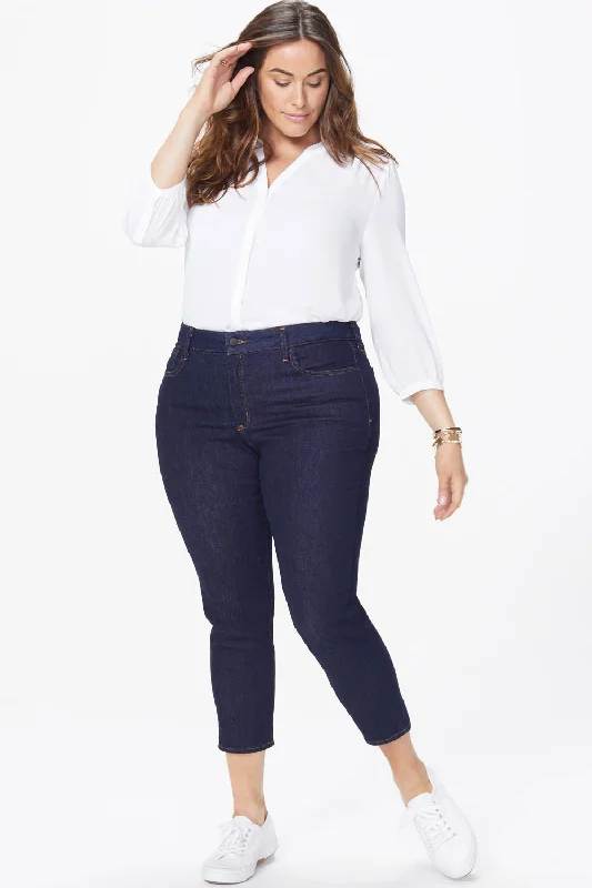 Clothing Online Alina Skinny Ankle Jeans In Plus Size - Rinse