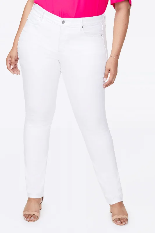 Women's Clothing Sale Alina Skinny Jeans In Plus Size - Optic White