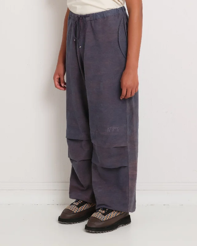 Clothing Store Paco Pants - Purple Slub