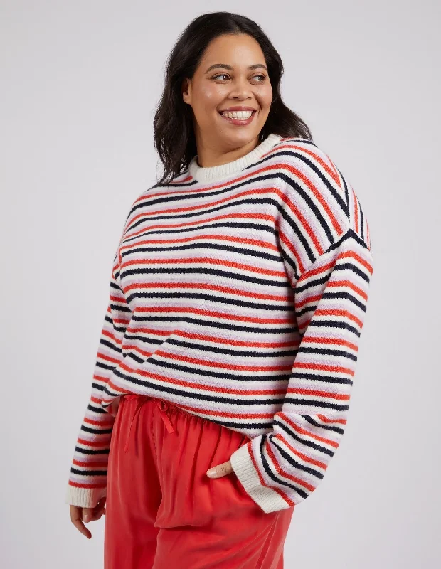 Trendy Casual Outfits Elm Rye Stripe Knit