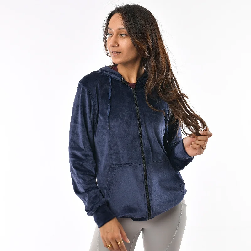 Clothing Woman Luxe Zipper Jacket