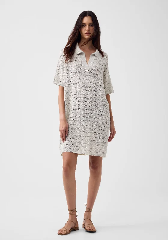 Women Wear Online Calista Knit Dress_Silver