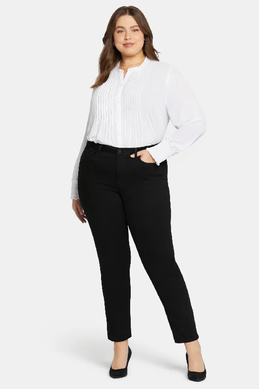 Elegant Clothing Sheri Slim Jeans In Plus Size - Black