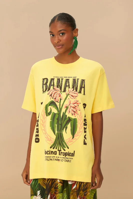 Trendy Styles Yellow Banana Cocina Relaxed T-Shirt